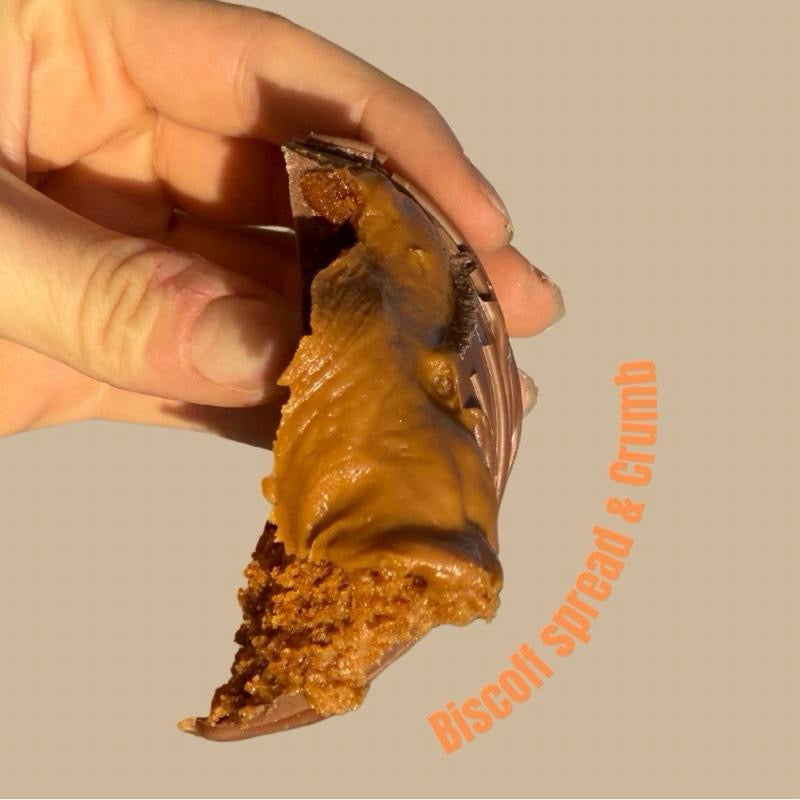 BELGIAN CHOCOLATE FILLED HALF EGGS 150g