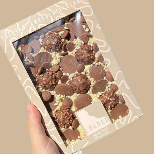 WHITE BELGIAN CHOCOLATE FERERRO SLAB